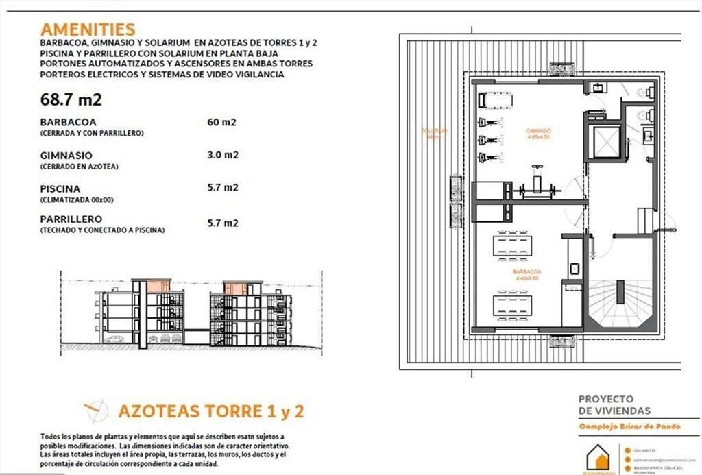 Venta Apartamento en Complejo Brisas de Pando