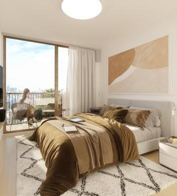 Venta apartamento de dos dormitorios y terraza, a estrenar-