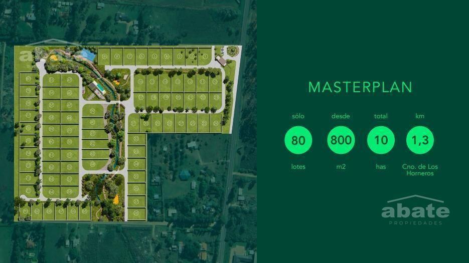 Venta Terreno de 800 m2 en Acres de los Horneros
