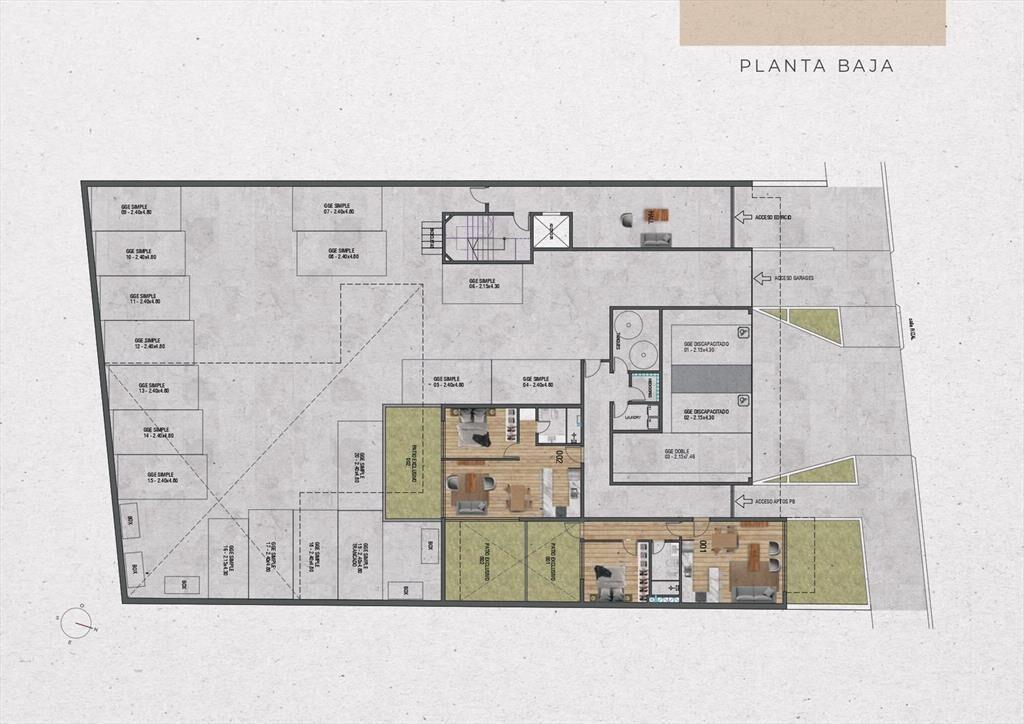 Venta Apartamento 1 Dormitorio en Pocitos