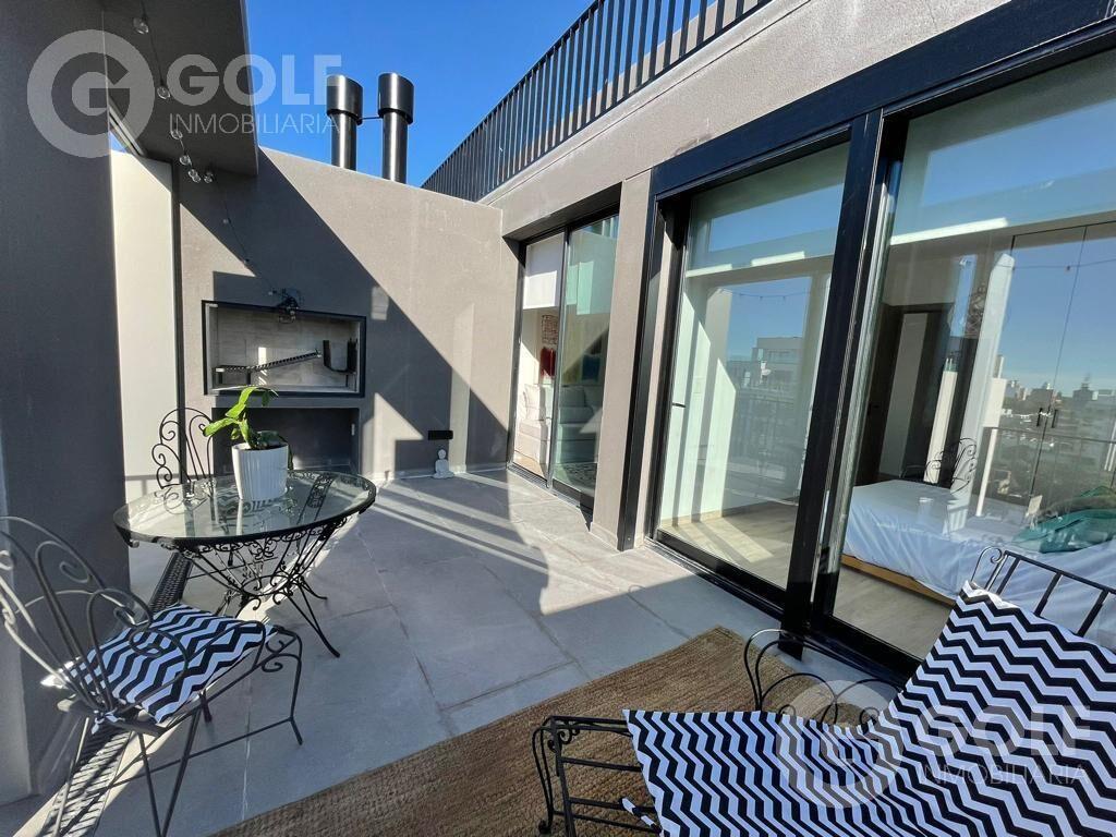 Venta de apartamento de 1 dormitorio con terraza y parrille
