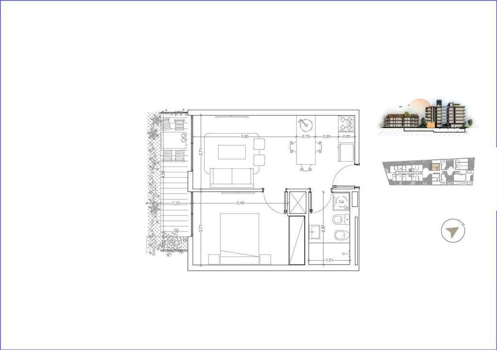Venta apartamento un dormitorio en Parque Batlle - 007
