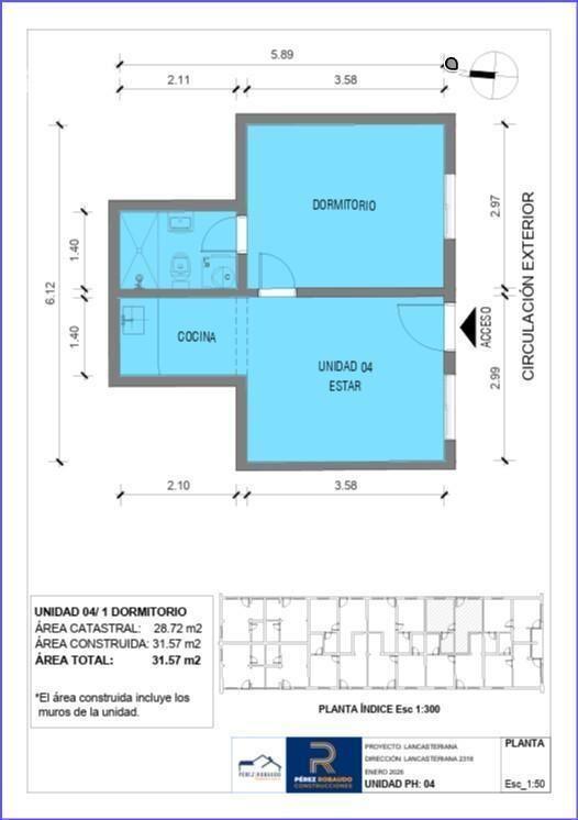 Apartamento de un dormitorio en venta con renta en Carrasco