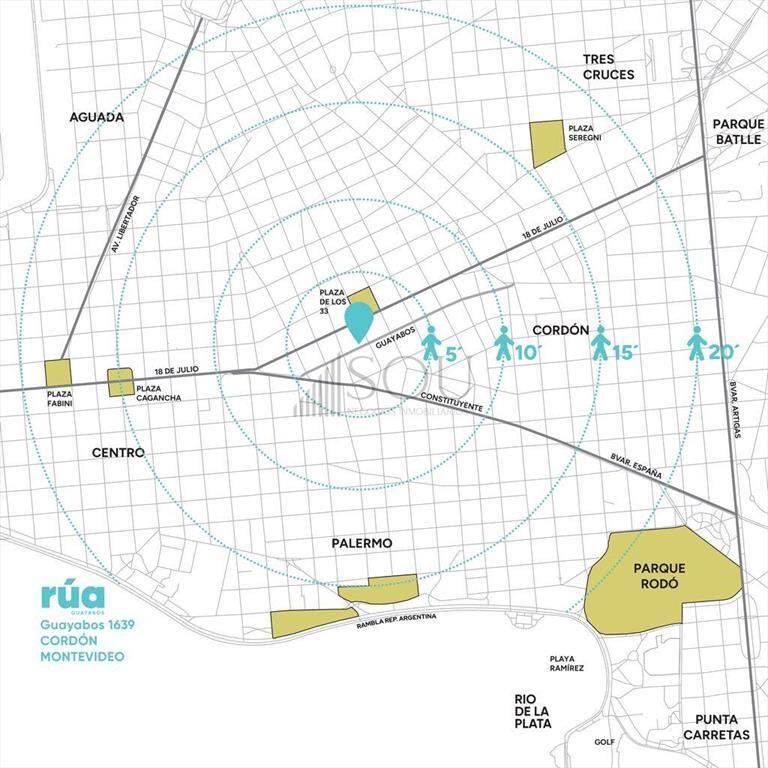 Venta de Apartamento de dos dormitorios en Cordón