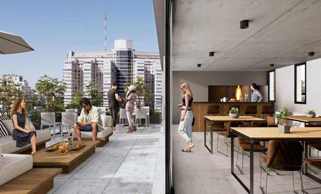 Moderno MONOAMBIENTE con terraza en La Blanqueada. Entre...