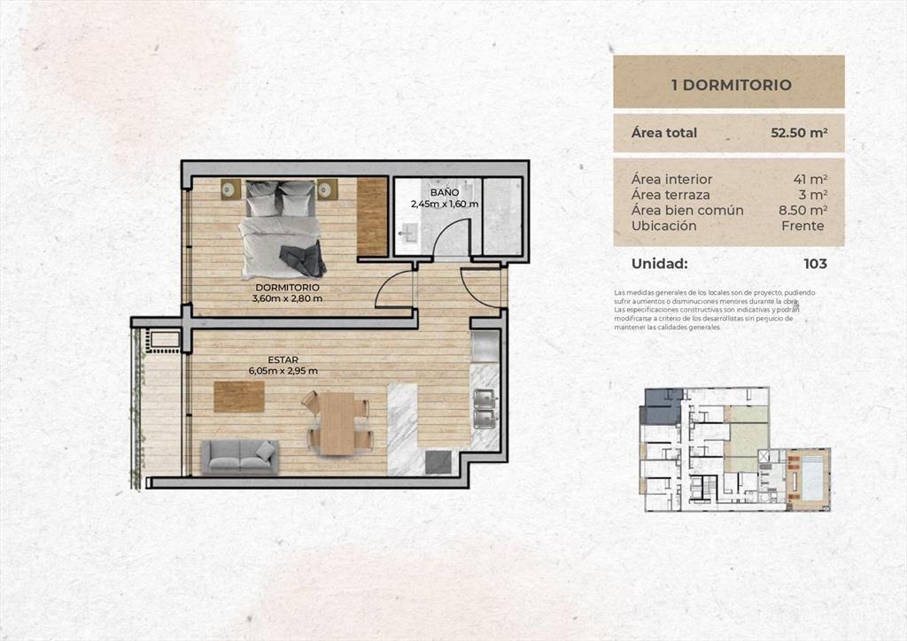 Venta Apartamento 1 Dormitorio en Centro (Montevideo)