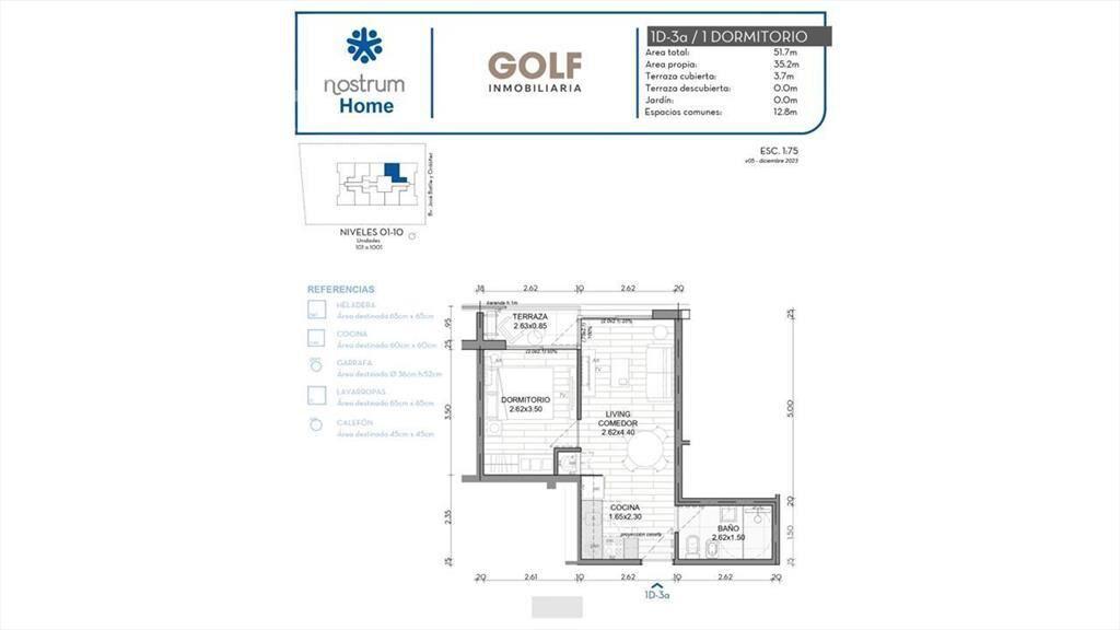 Venta de apartamento 1 Dormitorio en La Blanqueada