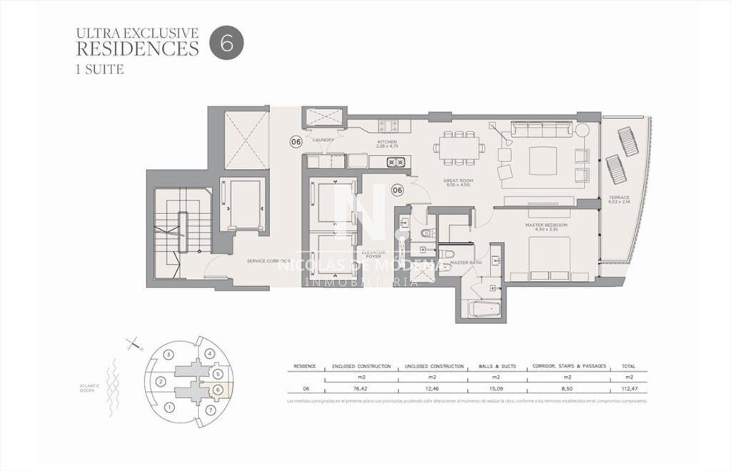 Vende departamento en Trump Tower, Punta del Este