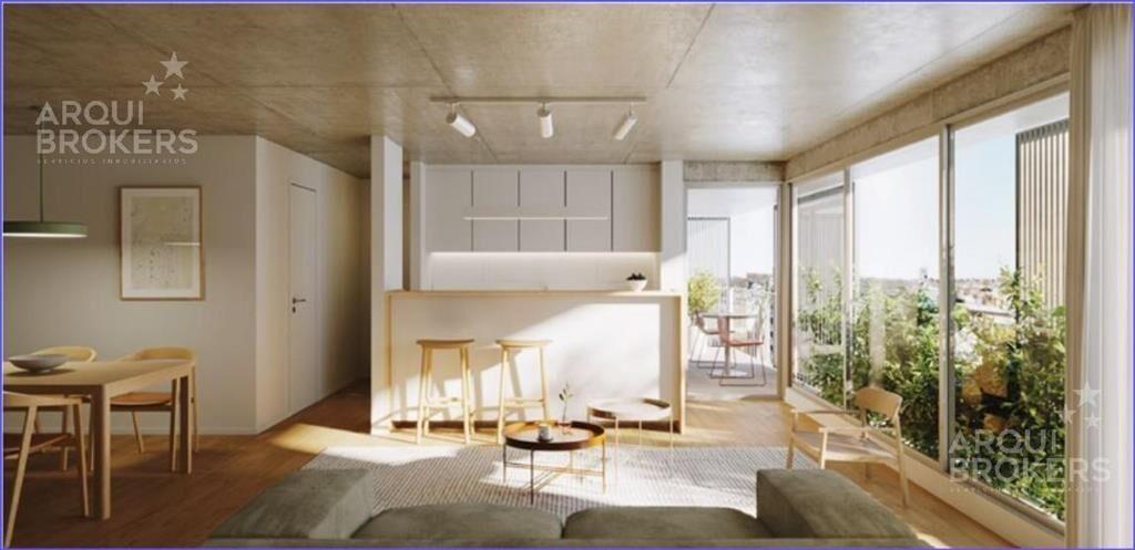 Apartamento penthouse de dos dormitorios en venta en Tres C
