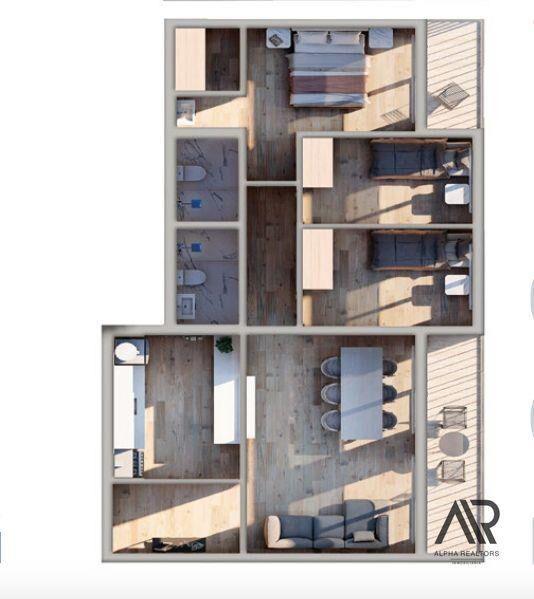 Apartamento en venta c/ cochera en Lausana