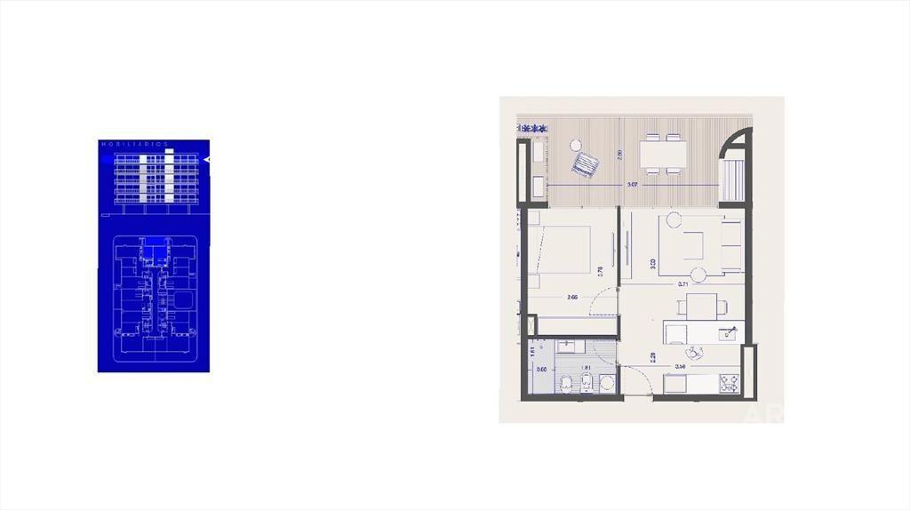 Apartamento de un dormitorio en venta en Ciudad de la Costa