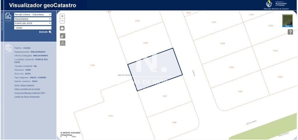 En venta terreno edificable en Brava, Punta del