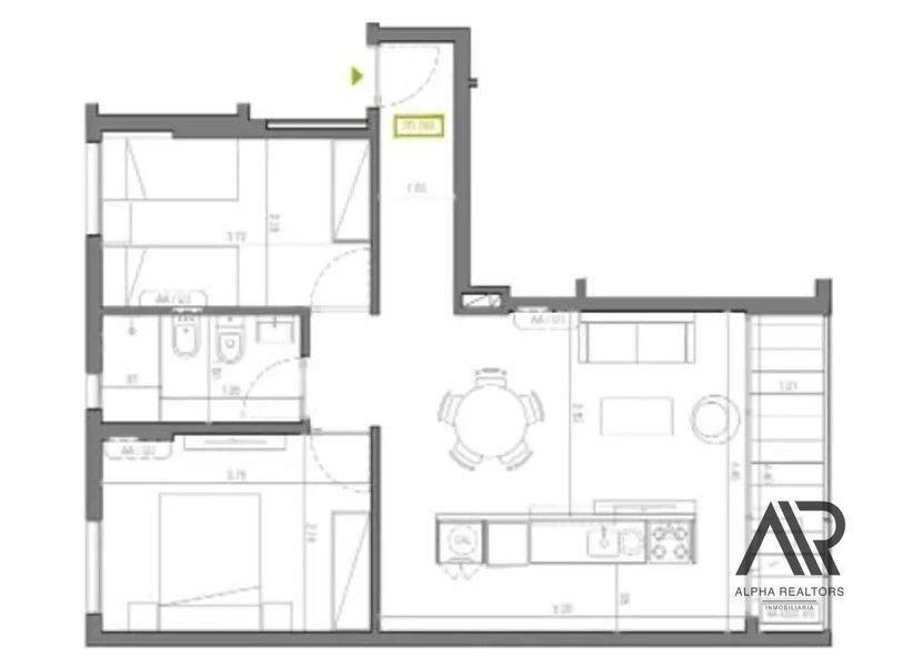 Moderno Apartamento De 2 Dormitorios, Con Entrega Inmedi...