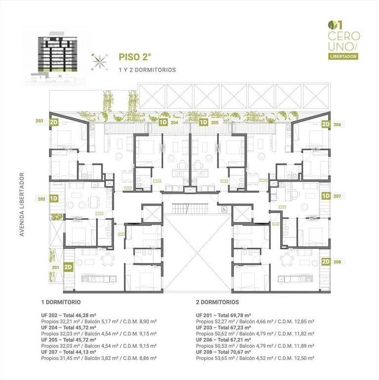 Venta Apartamento 2 Dormitorios Aguada Centro 01 Libertador