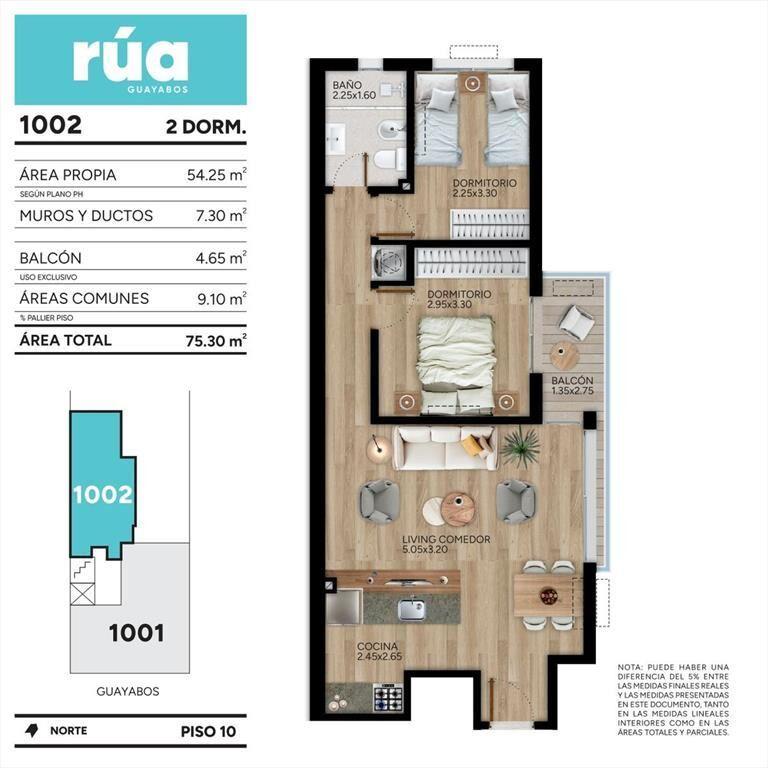 Venta Apartamento 2 Dormitorios en Cordon