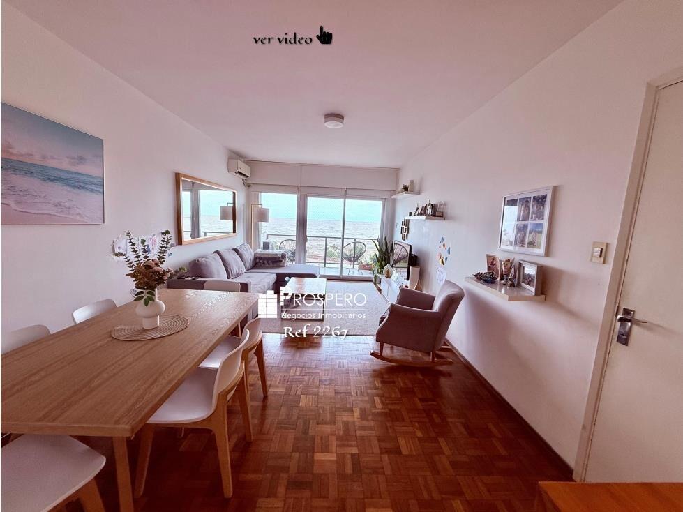 2267/1 venta apto 2 dorm buceo c/balcon fte a la Rambla