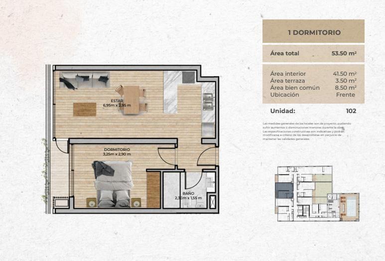 Venta Apartamento 1 Dormitorio en Centro (Montevideo)