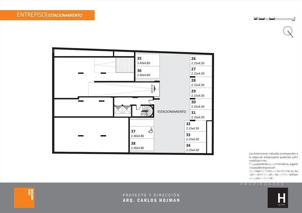 Venta apartamento 1 dormitorio con patio