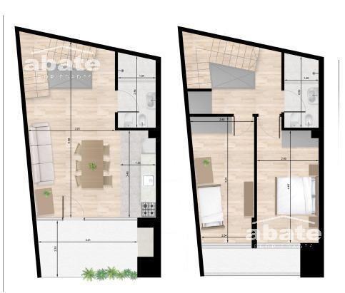 Venta apartamento Duplex 2 dormitorios, en Tres Cruces
