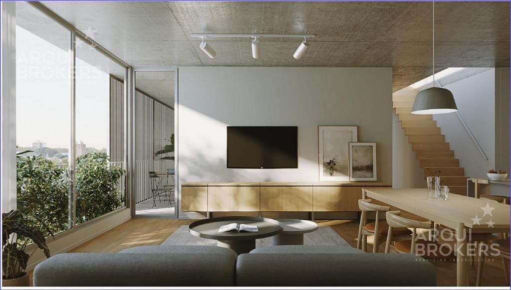 Apartamento penthouse de dos dormitorios en venta en Tres C