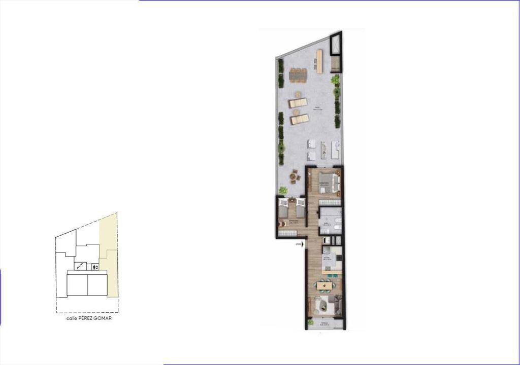Venta apartamento dos dormitorios en Malvín