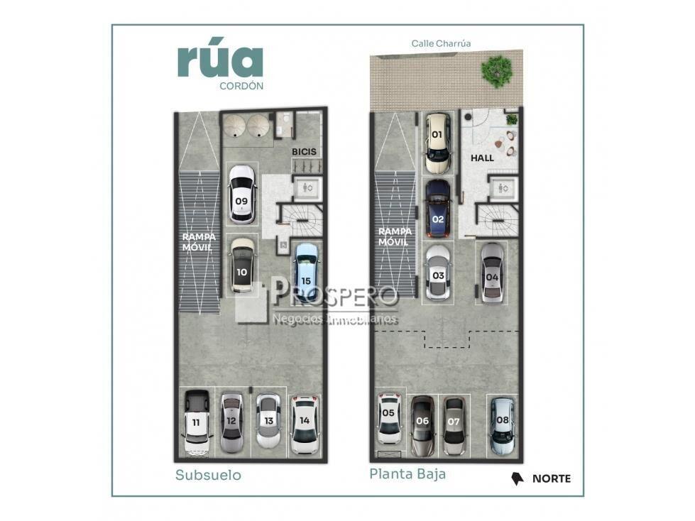 va1585/3 venta penthouse 1 dorm RUA CHARRUA