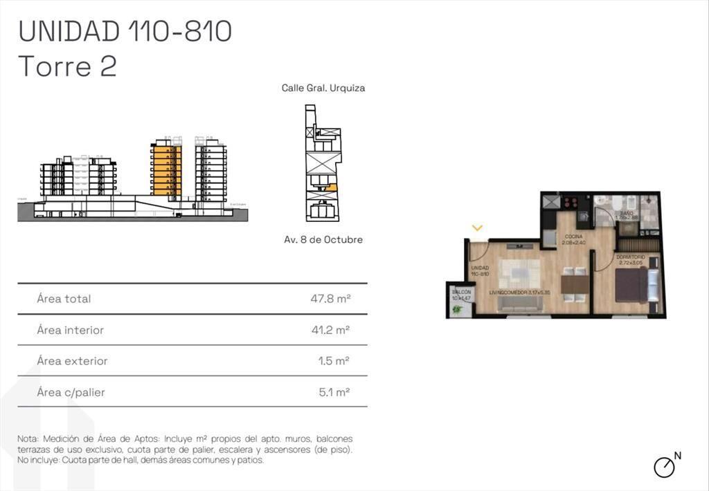 VENTA APARTAMENTO 1 DORM BALCÓN LA BLANQUEADA POZO