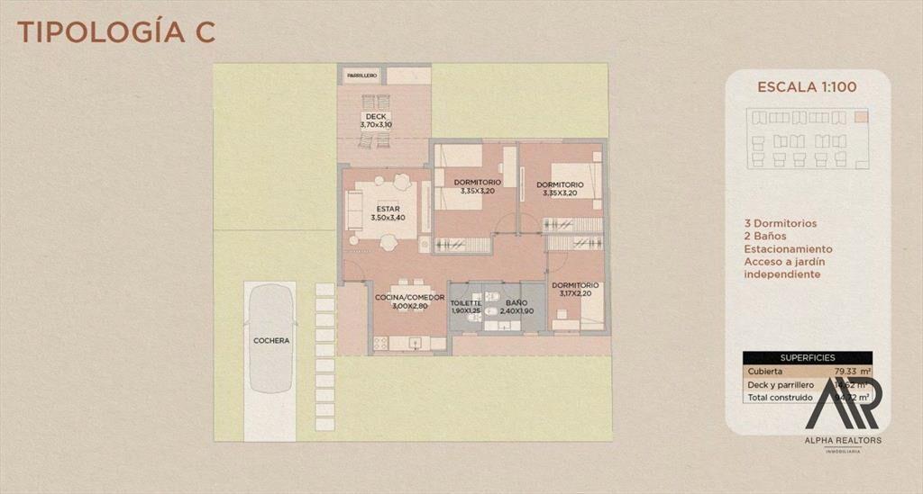 Casa en venta de 3 dormitorios c/ cochera en Solymar