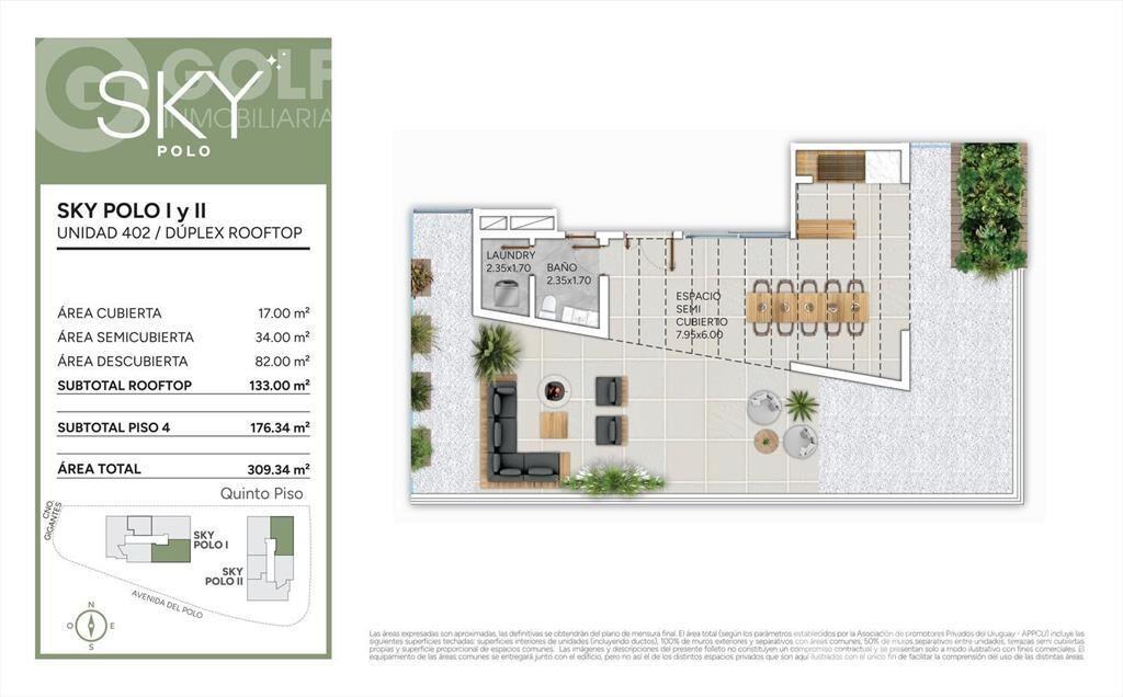 Venta de apartamento SKY POLO en Carrasco Norte
