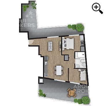 Apartamento penthouse de dos dormitorios en venta en La Bl