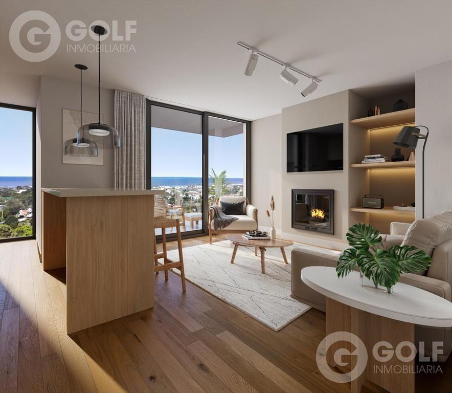 Venta apartamento dos dormitorios con jardin en La Barra, M