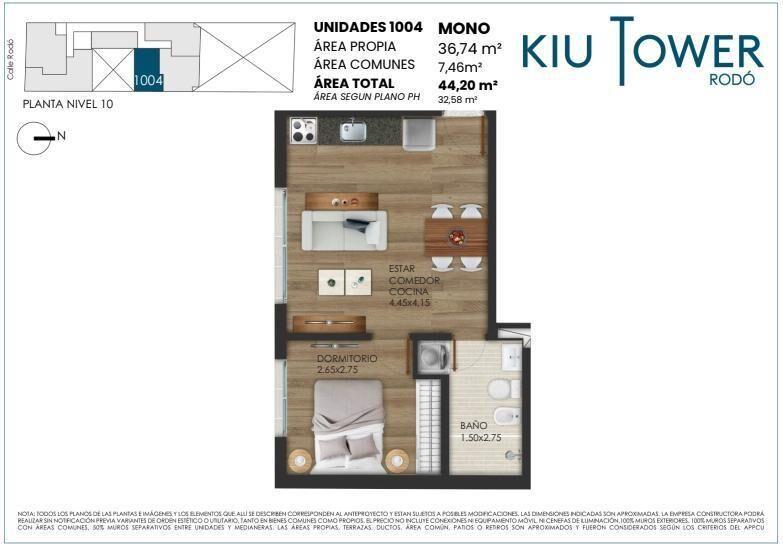Venta Apartamento 1 Dormitorio en Cordon