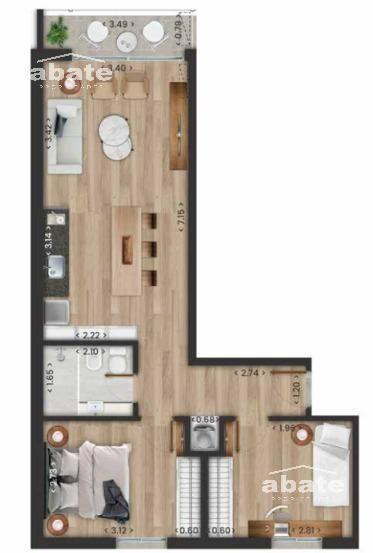 Venta apartamento 2 Dormitorios en La Blanqueada