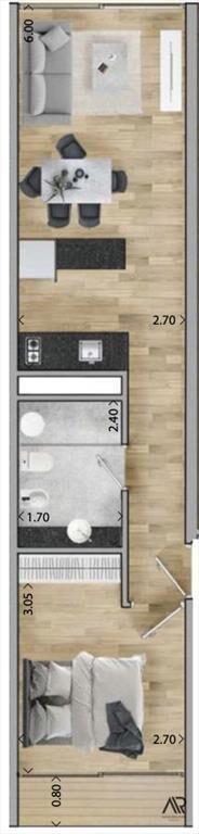 Venta Apartamento A Estrenar Un Dormitorio En Punta Carr...
