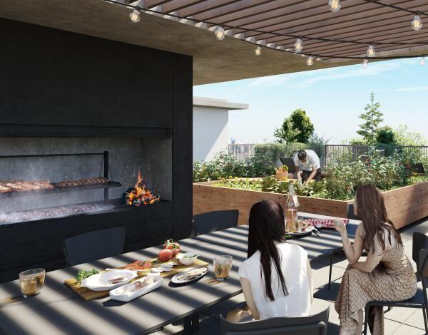 Venta apartamento de dos dormitorios y terraza, a estrenar-