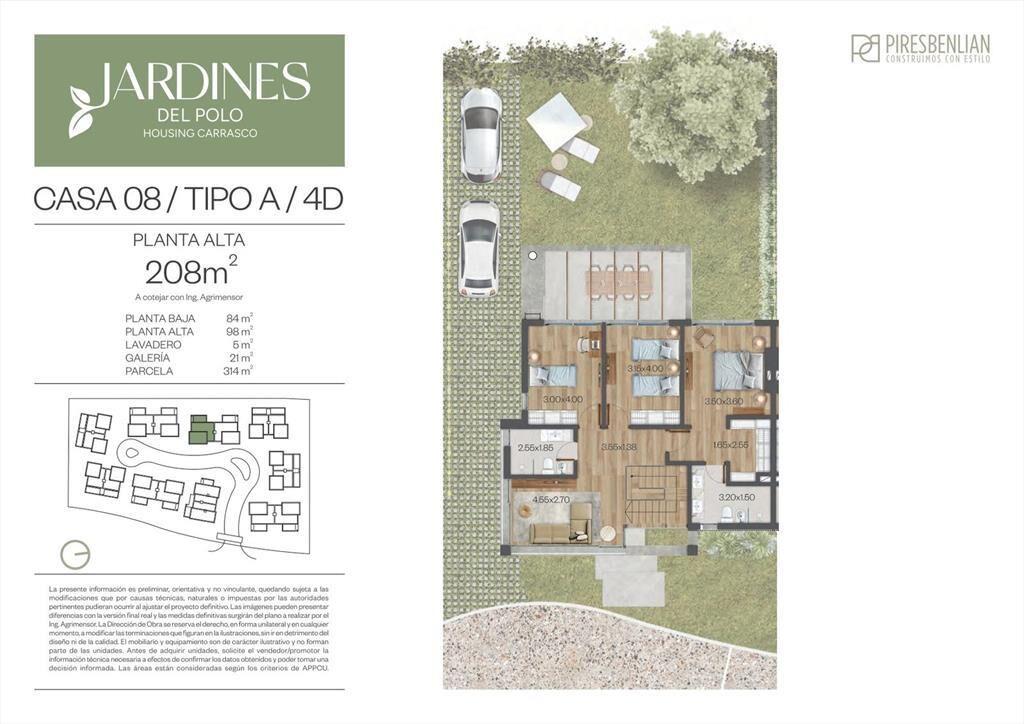 Venta Casa Duplex 4 Dormitorios en Carrasco Norte