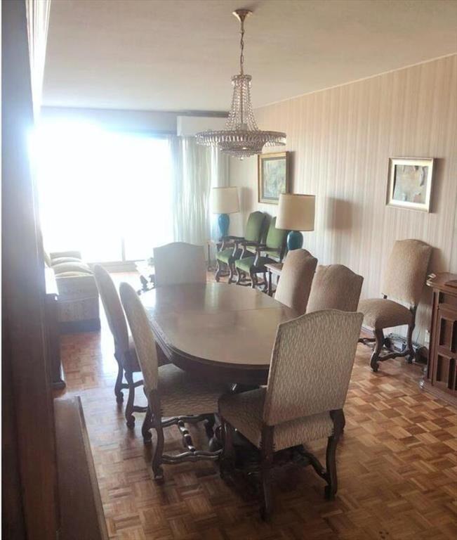 Alquiler apartamento 3 dormitorios Pocitos Rambla (muebles)