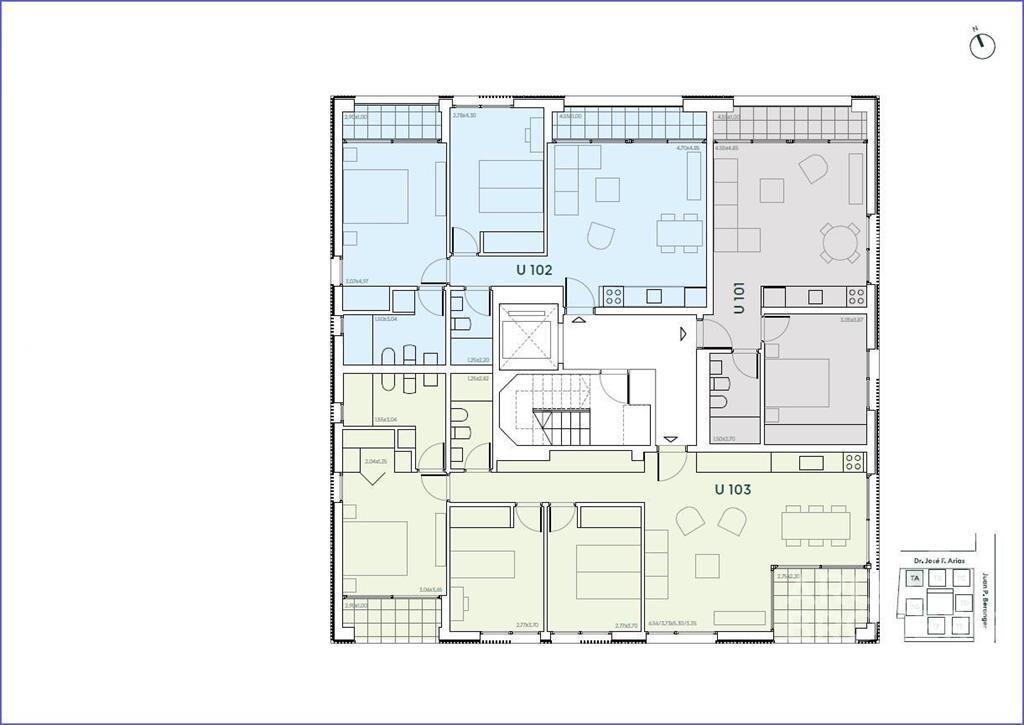 Apartamento de tres dormitorios en venta en Carrasco Norte