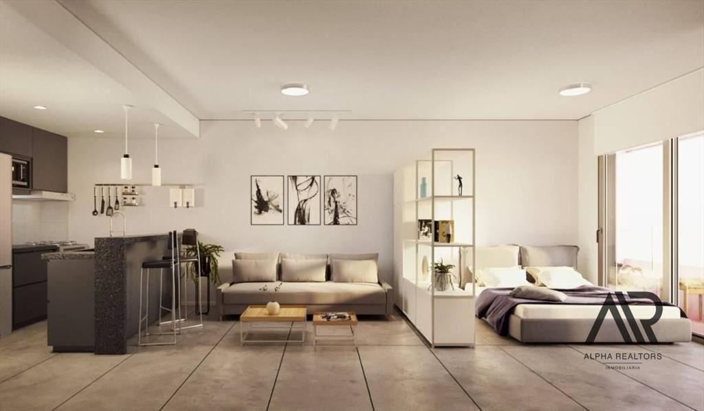 Apartamento 2 dormitorios al frente con terraza, en pozo...