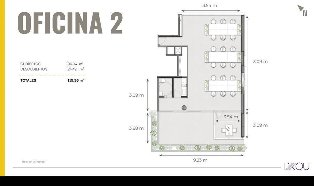Venta de oficina de 154m² en Risco, Punta Carretas
