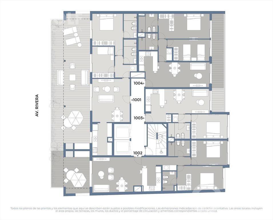Venta de penthouse de 2 dormitorios con terraza y parriller