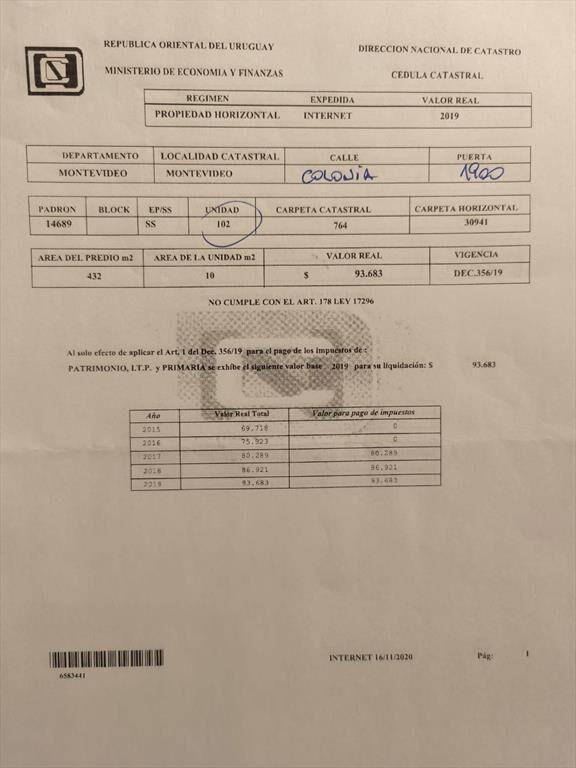 VENTA DE 3 COCHERA EN CORDÓN
