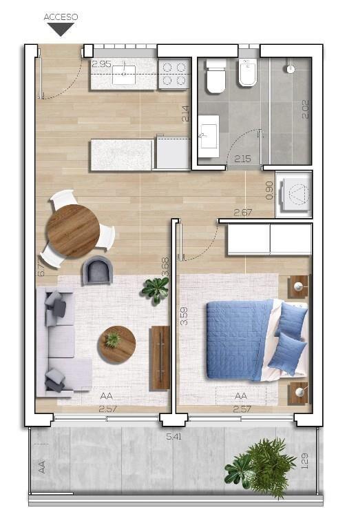 Apartamento En La Bahia, 3er Piso, Frente Al Mar, Garage