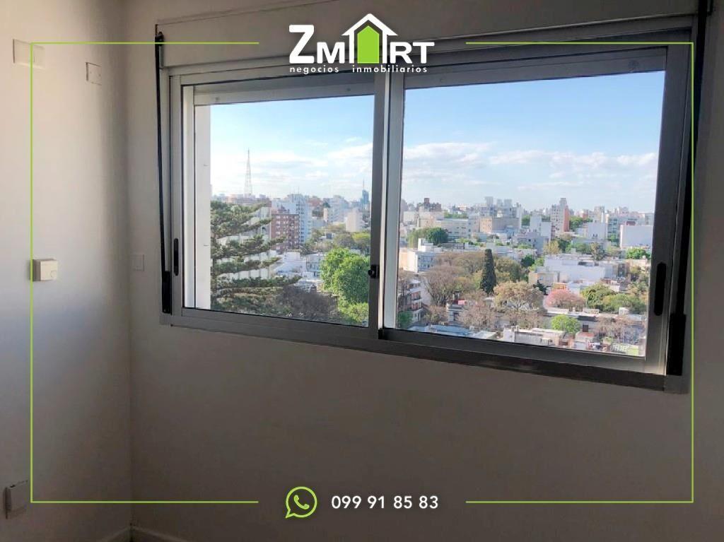 Luminoso Monoambiente En Piso 9 - Pocitos