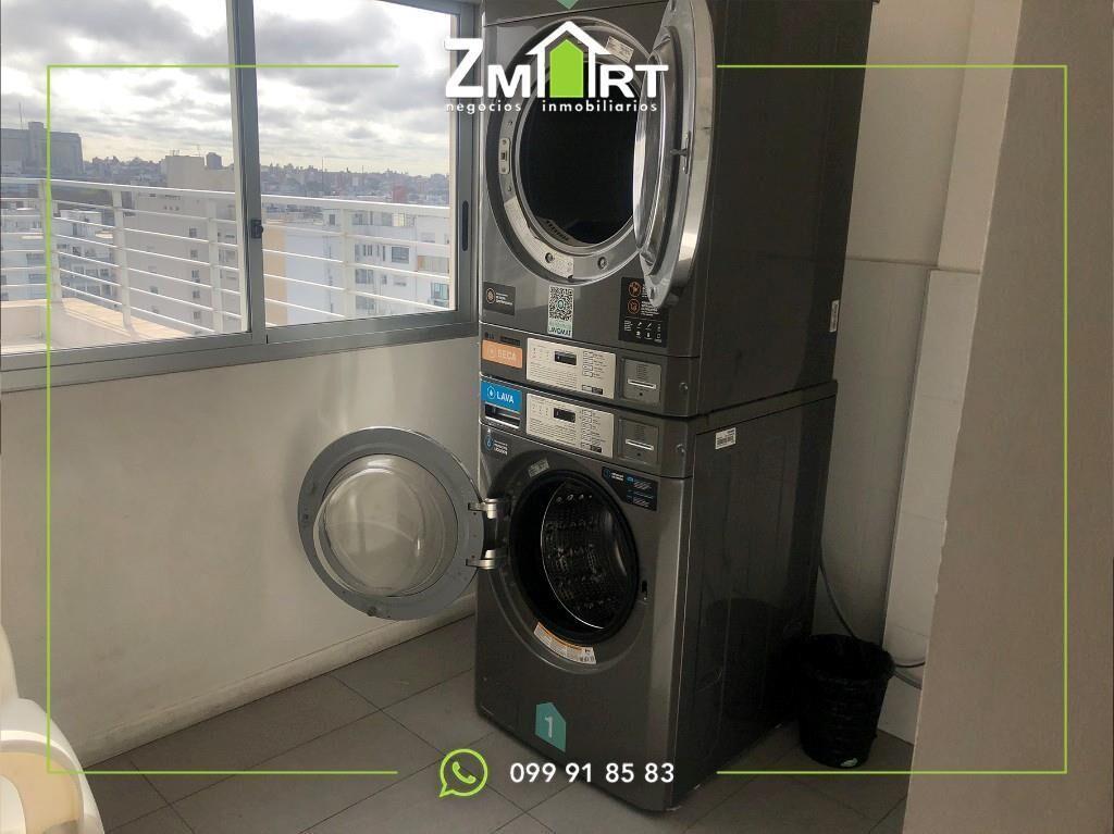 Luminoso Monoambiente En Piso 9 - Pocitos