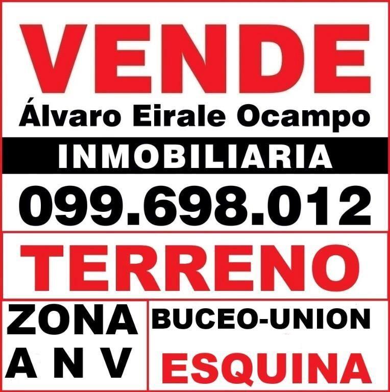* ZONA  A N V BUCEO: ESQUINA 1.082 m2 Alt. 13.50 mts