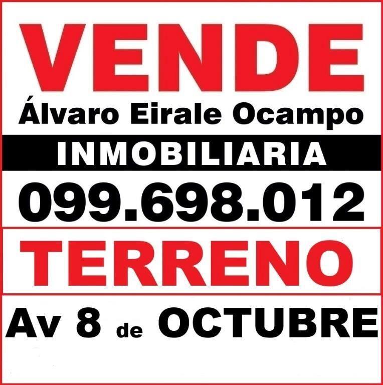 * ZONA A N V  8 OCTUBRE  32. X 43.= 1.400 m2 Alt. 27 mts