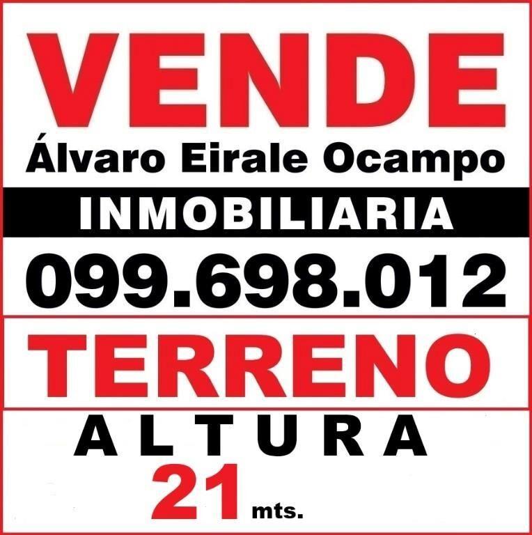 * ZONA  A N V AGUADA  11. X 31. = 400 m2 Alt. 21