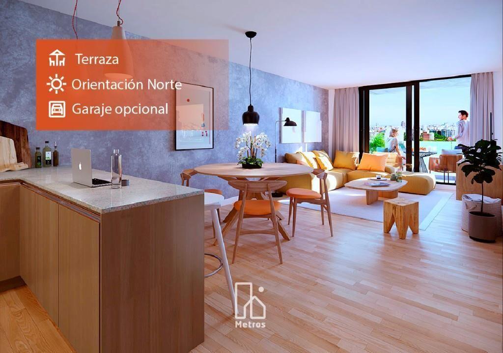 Venta Apartamento Pocitos 1 dormitorio - Terraza - Norte