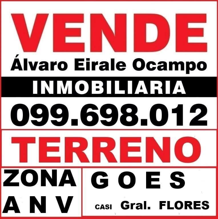 * ZONA A N V FRENTE X 2  CALLES 412 m2 Alt. 16.50 m2